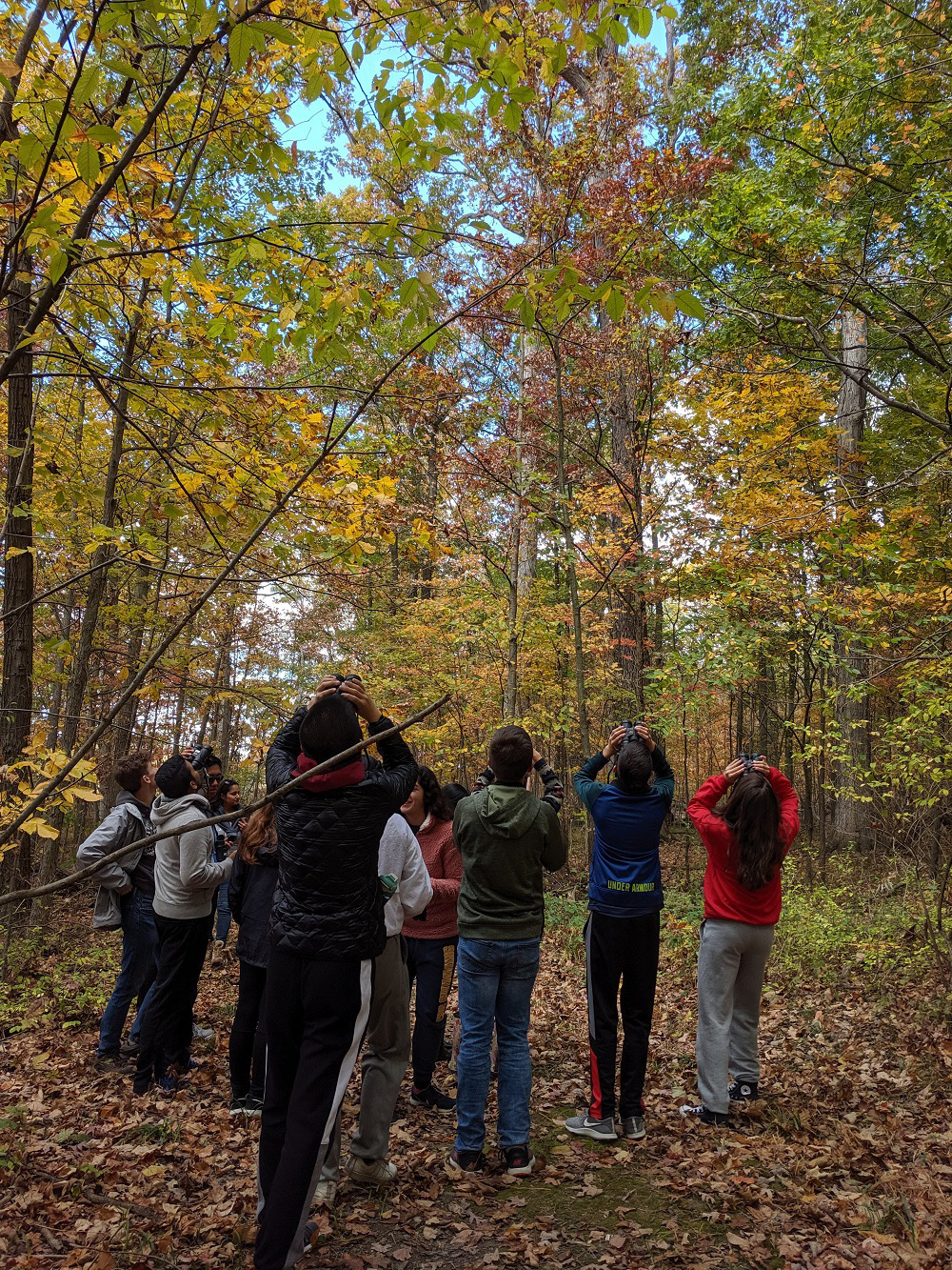 Local students enjoy the outdoors at the UA Field Station